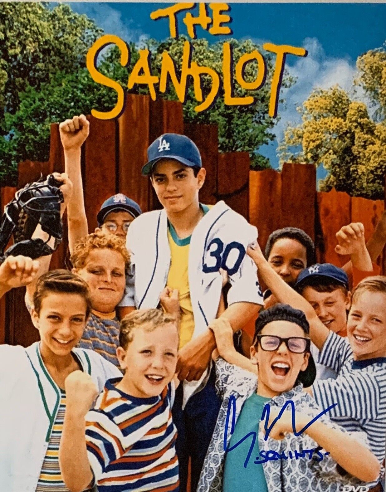 Chauncey Leopardi “Squints” The Sandlot Autographed 8x10