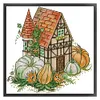 Autumn Cottage-14CT Stamped Cross Stitch 30*29cm/11.81*11.42in tapestrymarket