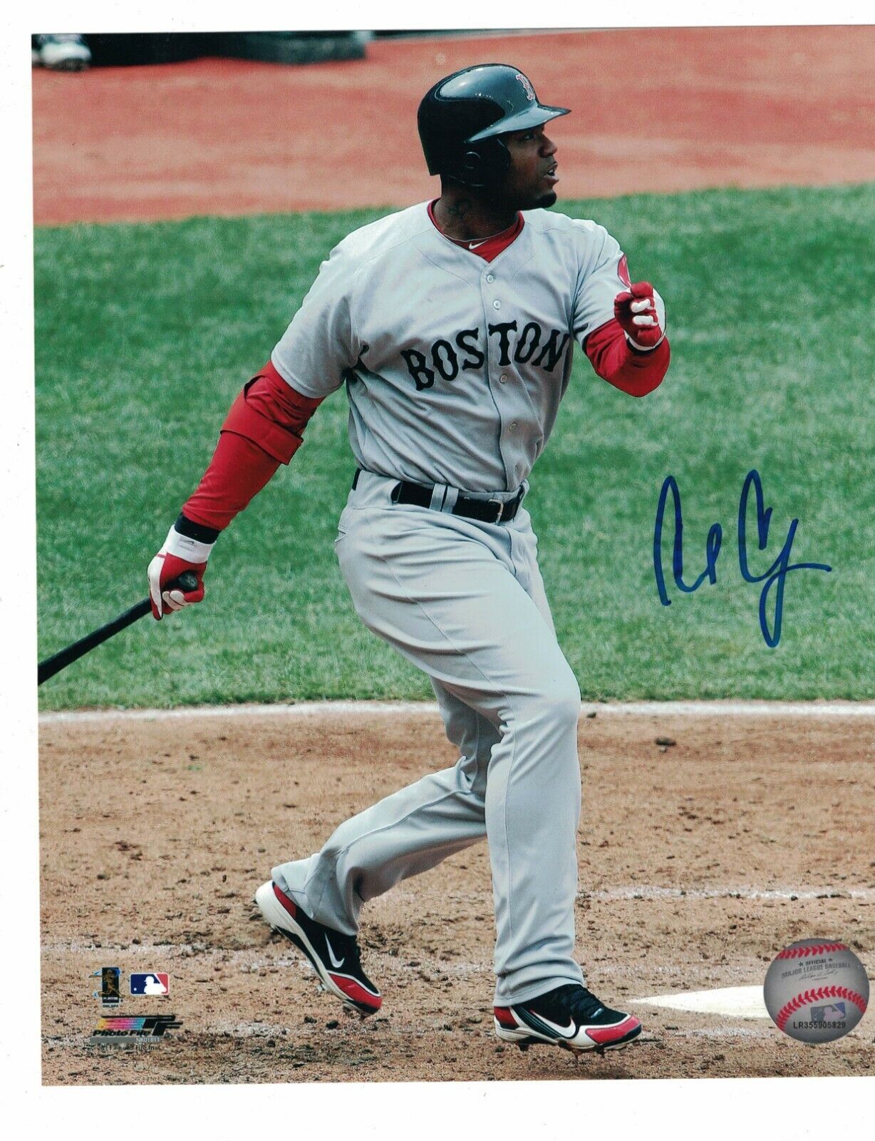 Carl Crawford Boston Red Sox Signed 8x10 Photo Poster painting W/Our COA LML135