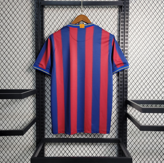 Retro 09-10 Barcelona Home Football shirt 