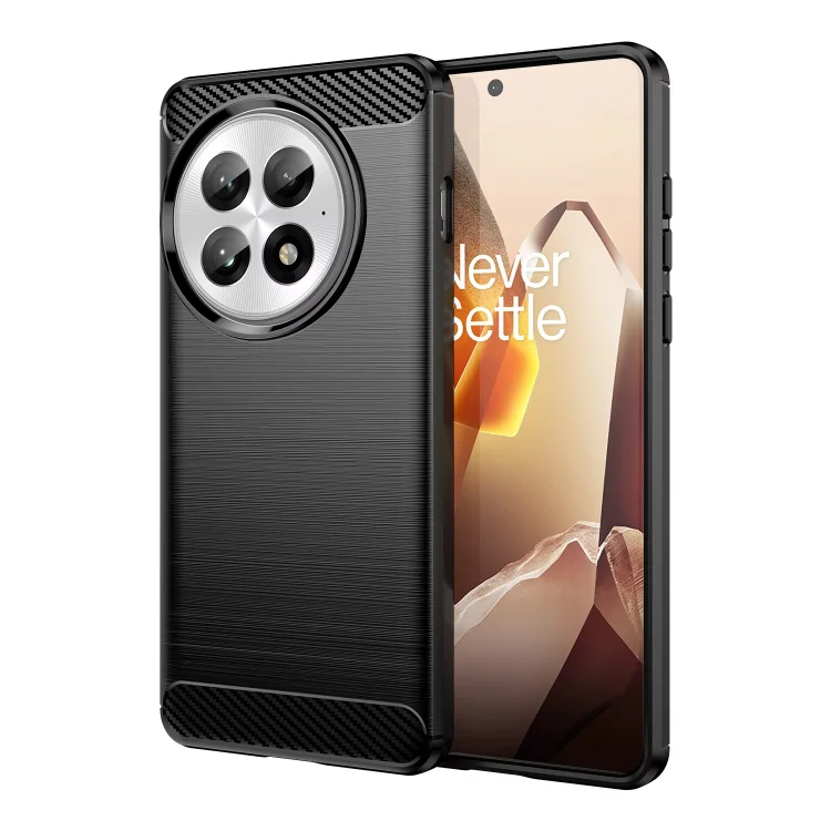 Shockproof Soft Silicone Carbon Fiber Phone Case For OnePlus 13 12 12R 11 11R  Etrgadget- Smartphone Cases & Covers | Accessories