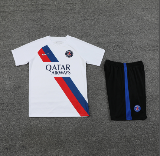 23/24 PSG Paris Saint Germain Short Sleeve Training Kit Thai Quality