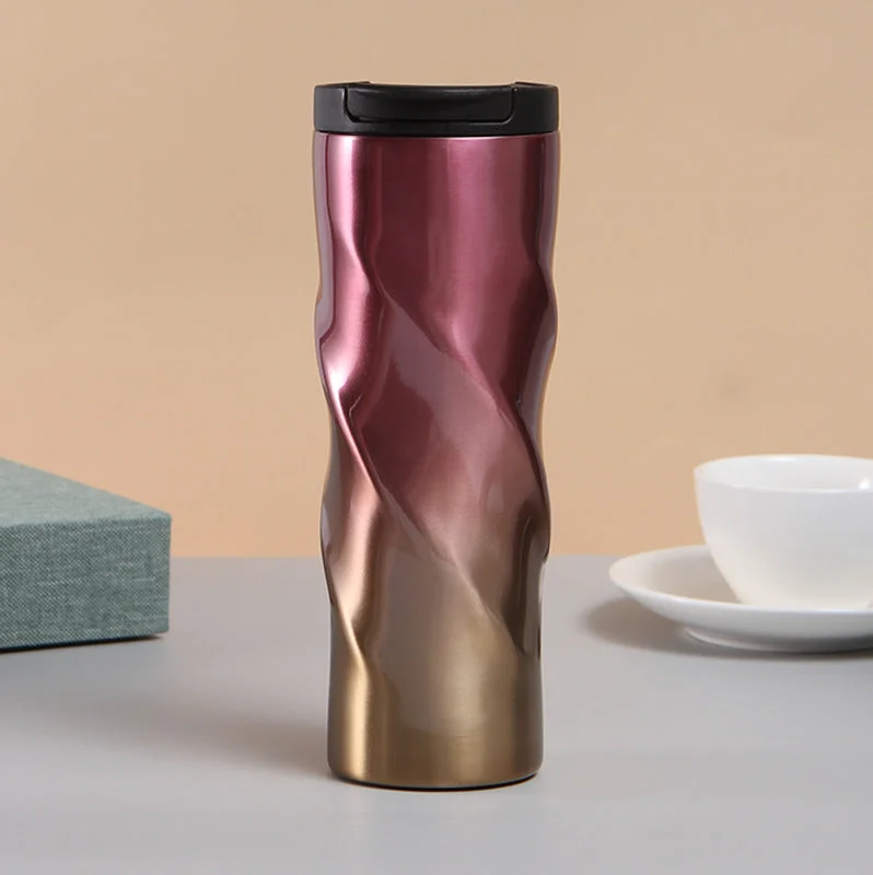 Coffee Cups-Gradients-Screw Thread Tumbler