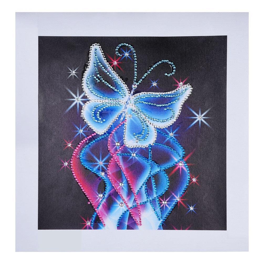 Diamond Painting - Special Shaped Drill - Butterfly(30*30cm)