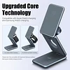 Portable 3 in 1 Foldable Wireless Charger Stand Dock for iPhone 14 13 Holder Magnetic Fast Charging Station for Apple Watch S8 SIKAI CASE