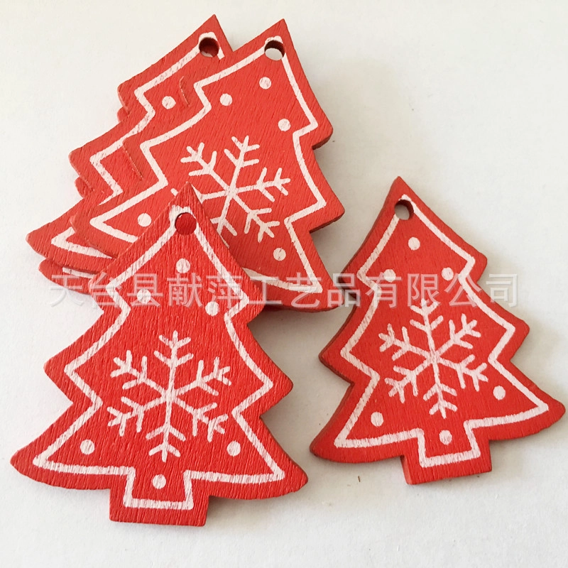 Factory Direct Crafts Creative Wooden Christmas Gift Interior Decorations Home Pendant DIY Accessories