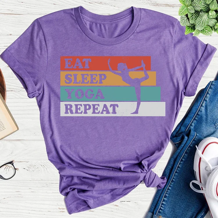 Eat Sleep Yoga Repeat T-Shirt