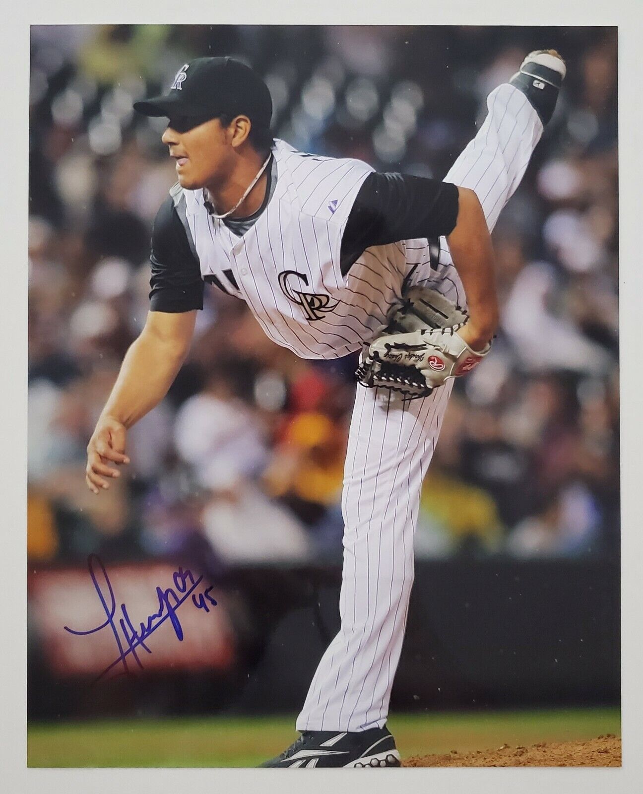 Jhoulys Chacin Signed 8x10 Photo Poster painting MLB Colorado Rockies Pitcher Auto RAD