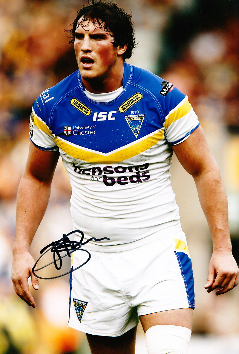 Warrington Wolves Hand Signed Ben Harrison Photo Poster painting 12x8 2012 3.