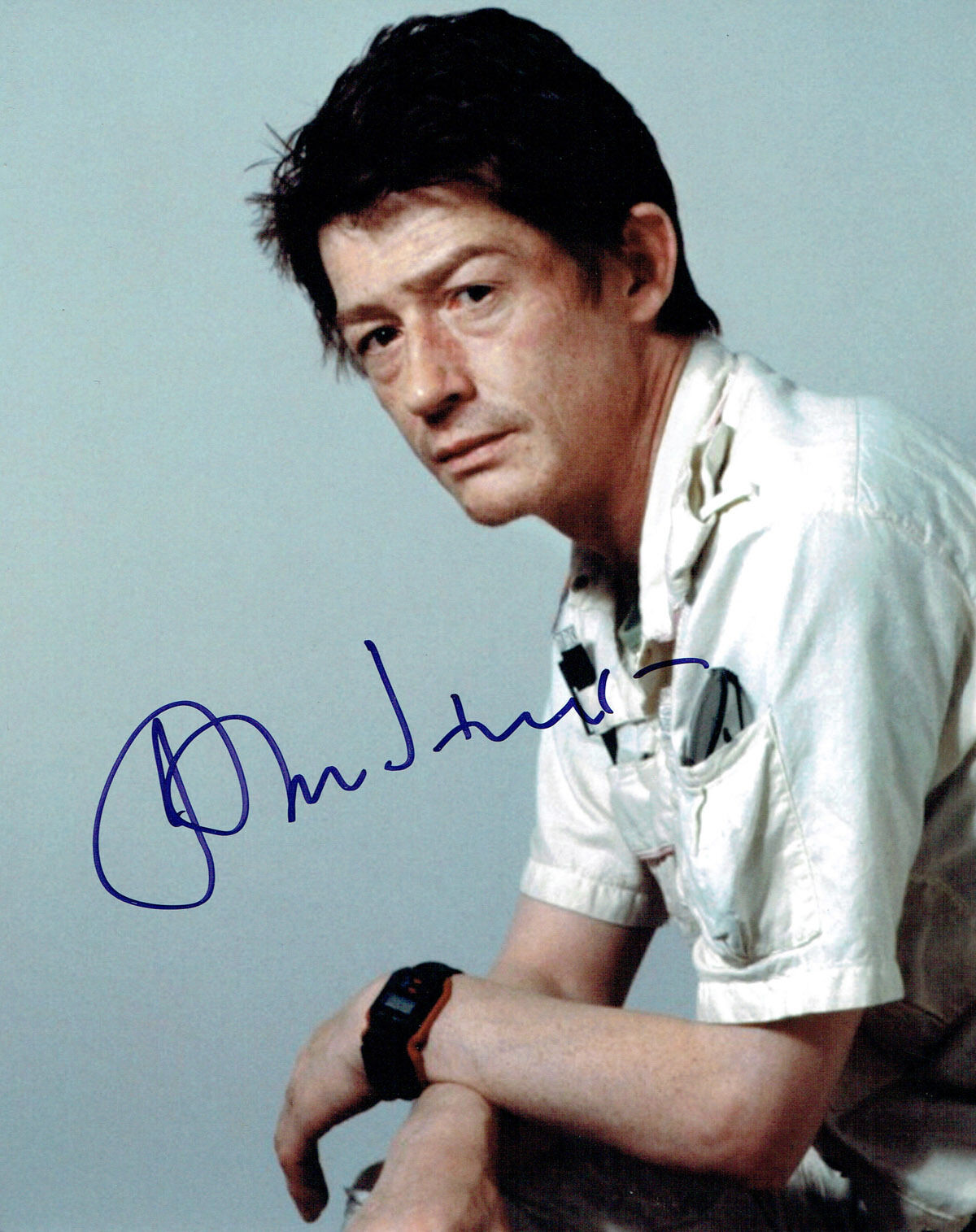 John HURT SIGNED Autograph RARE Photo Poster painting AFTAL COA British Actor ALIEN Kane