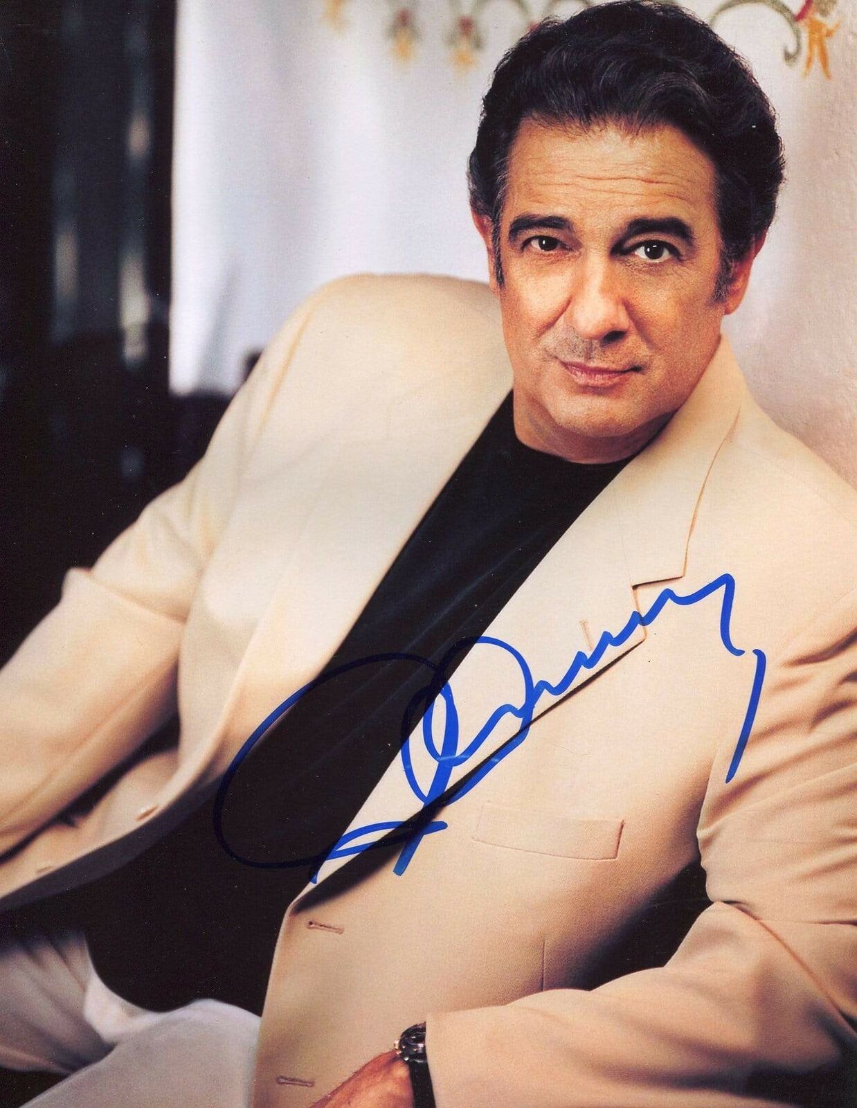 TENOR Placido Domingo autograph, In-Person signed Photo Poster painting