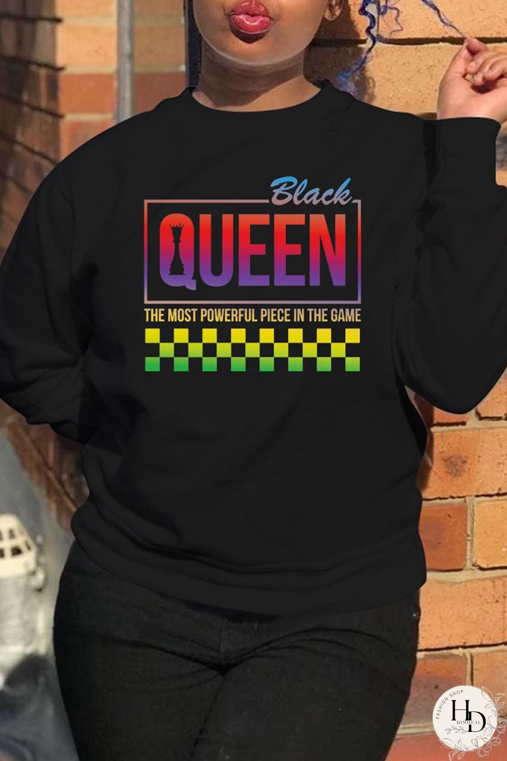 Black Fashion Casual Letter Print Basic O Neck Plus Size Tops