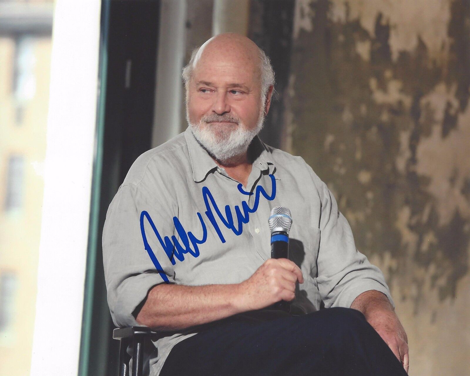 DIRECTOR ROB REINER SIGNED STAND BY ME 8X10 Photo Poster painting W/COA THIS IS SPINAL TAP MOVIE