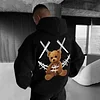Bear Expression Unisex Hoodie by Inlyline