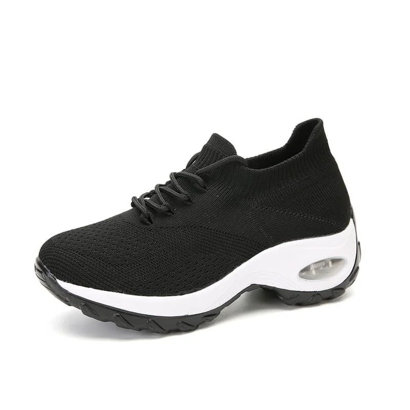 Fortuna Lace Up Running Shoes Platform Sneakers