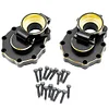 AMK Brass Axle Case Rear Diff Housing, LCG Brass Counter Weight Axle Housing for 1/10 RC Crawler Car TRX4 TRX6 Upgrade Parts