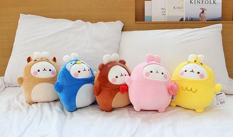 txt x molang plush