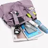 Sac fourre-tout en nylon multi-poches imperm&eacute;able de grande capacit&eacute; pour femmes