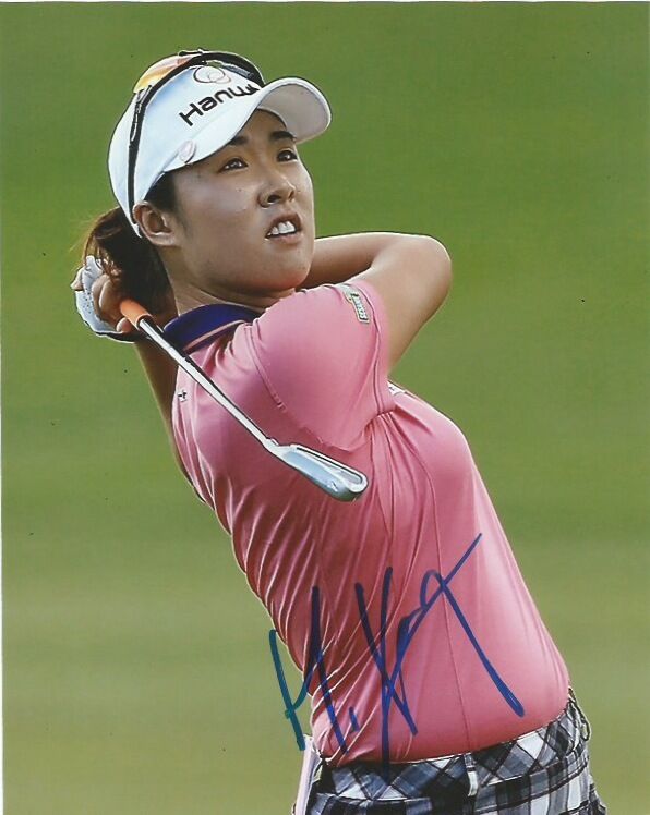 LPGA Haeji Kang Autographed Signed 8x10 Photo Poster painting COA A