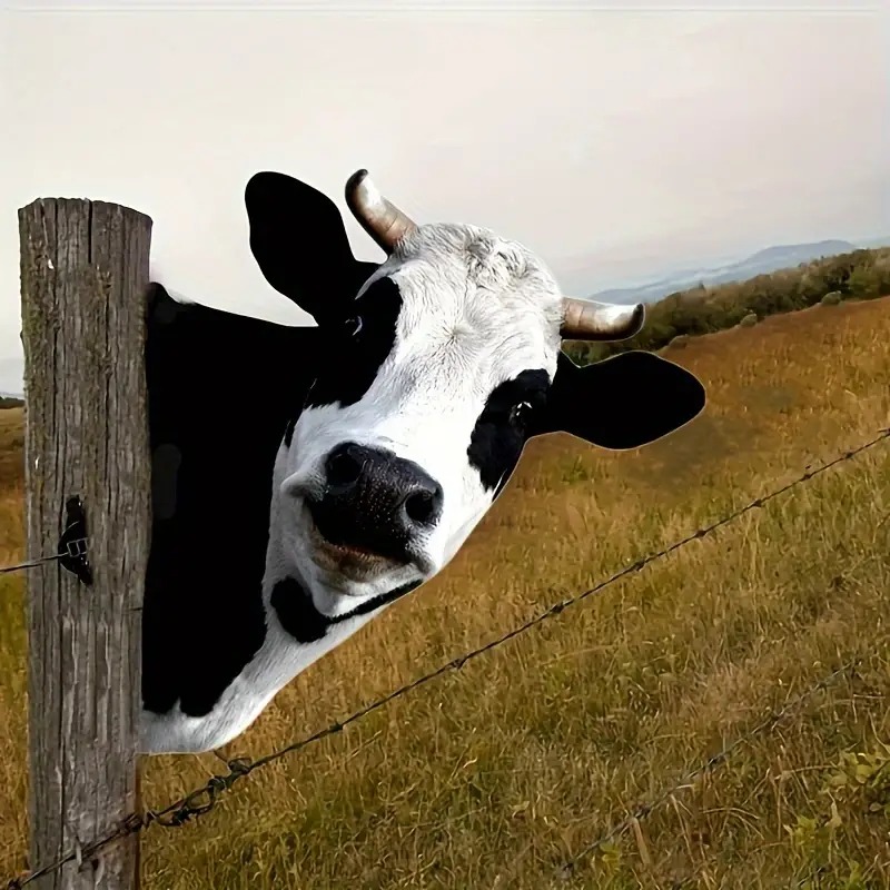🐮Cute Cows Head Shape Iron Silhouette - tree - Codlins