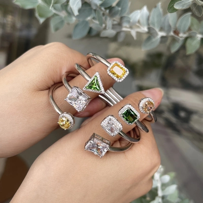 925 Sterling Silver Bangle Minimalist Classic Style