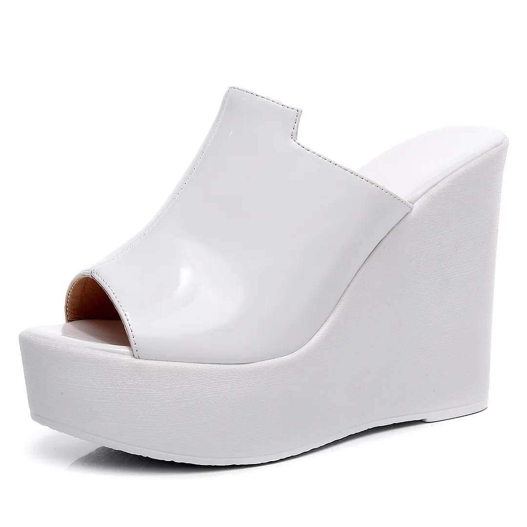 Breakj Breakj Waterproof Table Thick Bottom Slippers High Slope And Fitting Room Slippers Ultra-High Heel Night Shop Show Loose Girl Cold Slippers