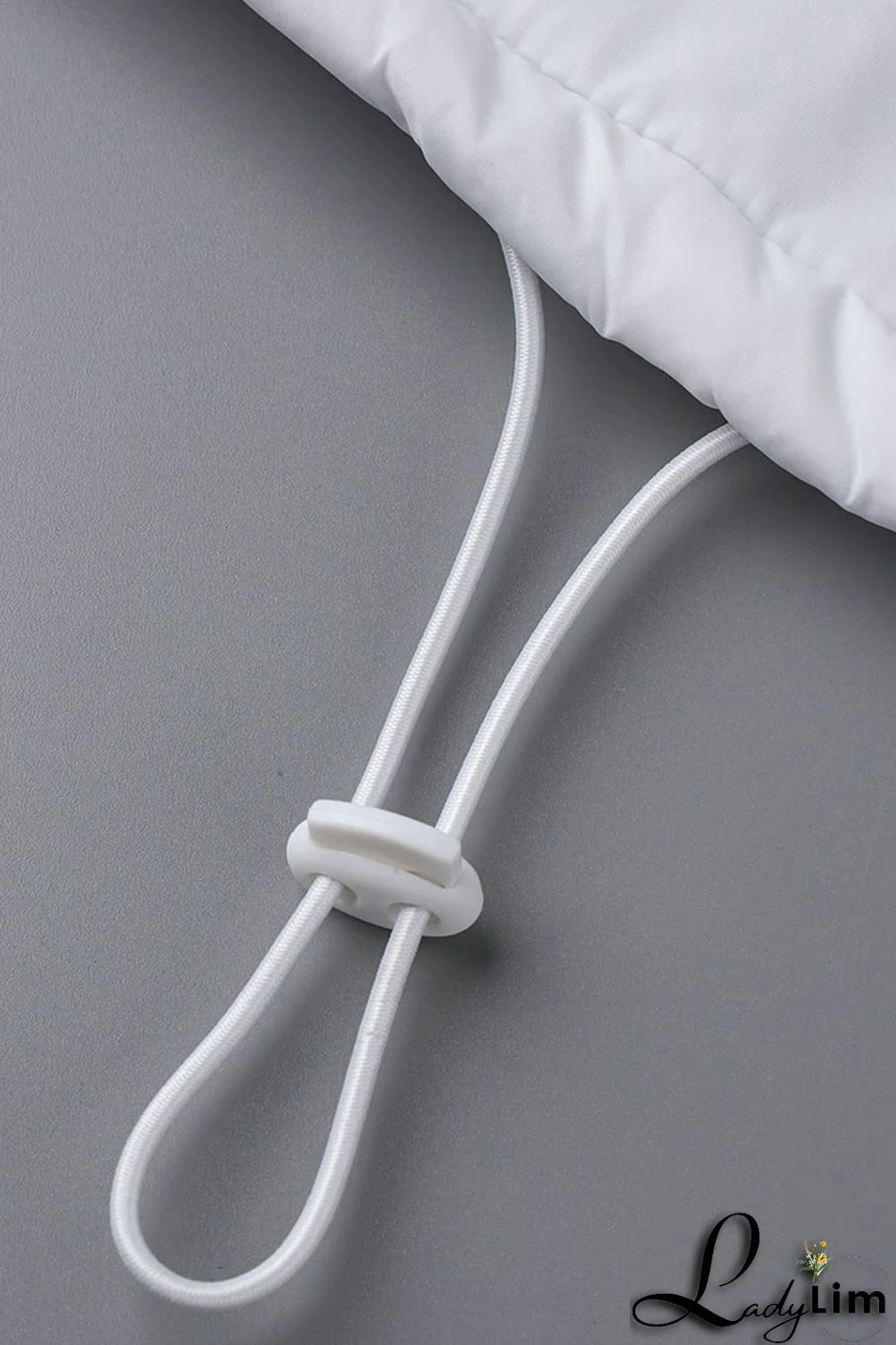 Tangerine Red Casual Street Solid Patchwork Draw String Buttons Zipper Outerwear