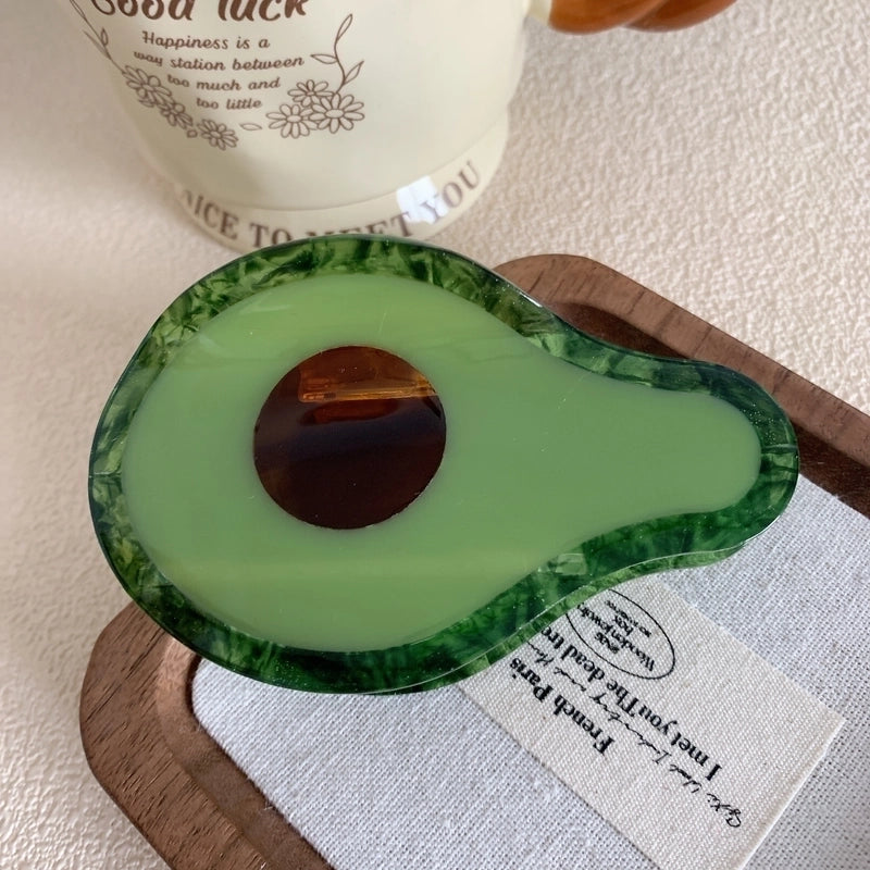 Women’s Cartoon Style Cute Geometric Acetic Acid Sheets Hair Claws