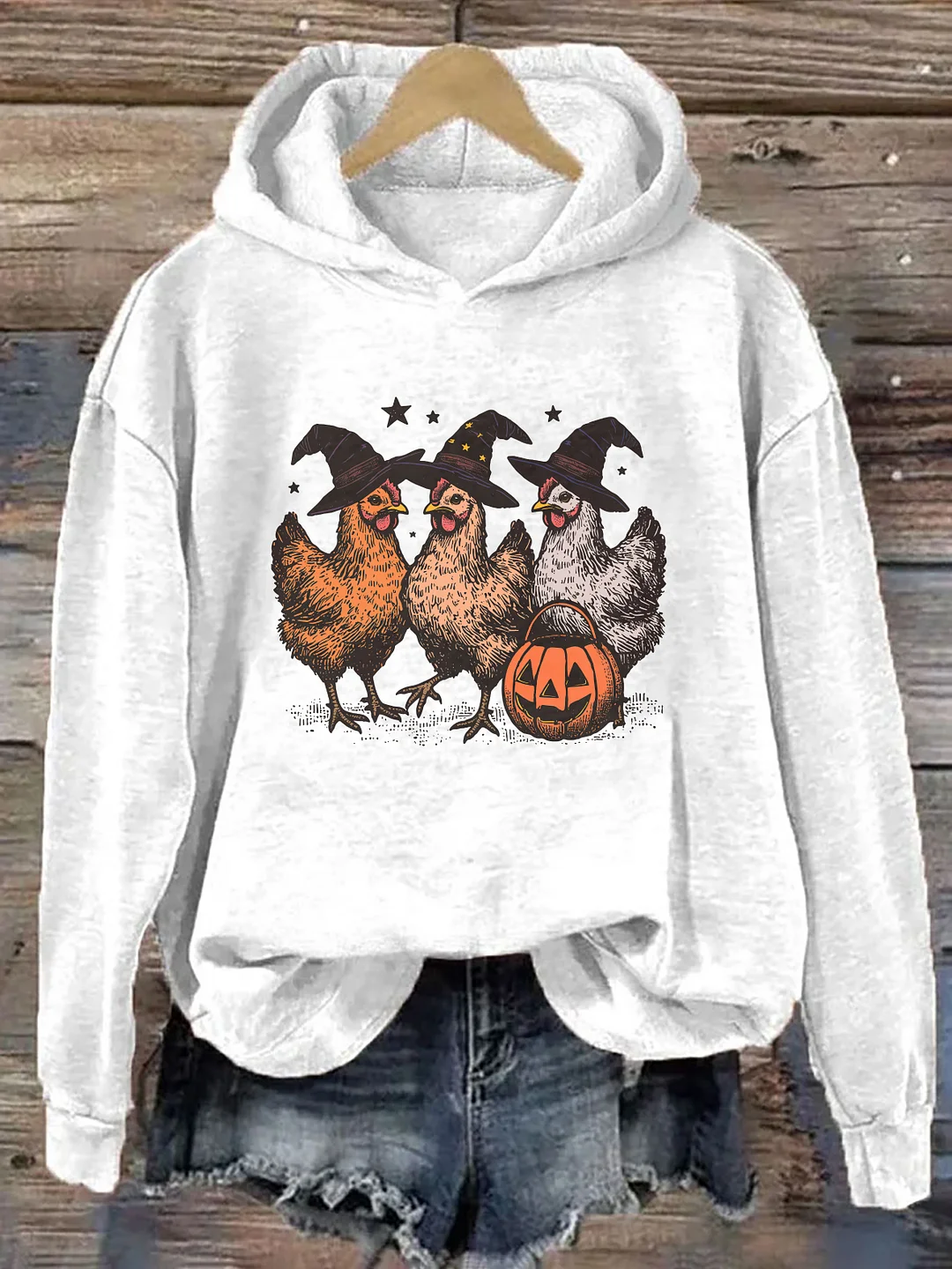Chicken Funny Halloween Hoodie