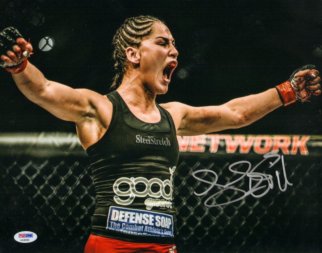 Jessica Eye Signed UFC 11x14 Photo Poster painting PSA/DNA COA Picture Autograph Evil 166 170