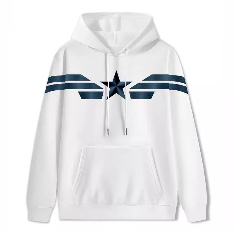 Men's Digital Printed Casual Pullover Hoodie 67811466U
