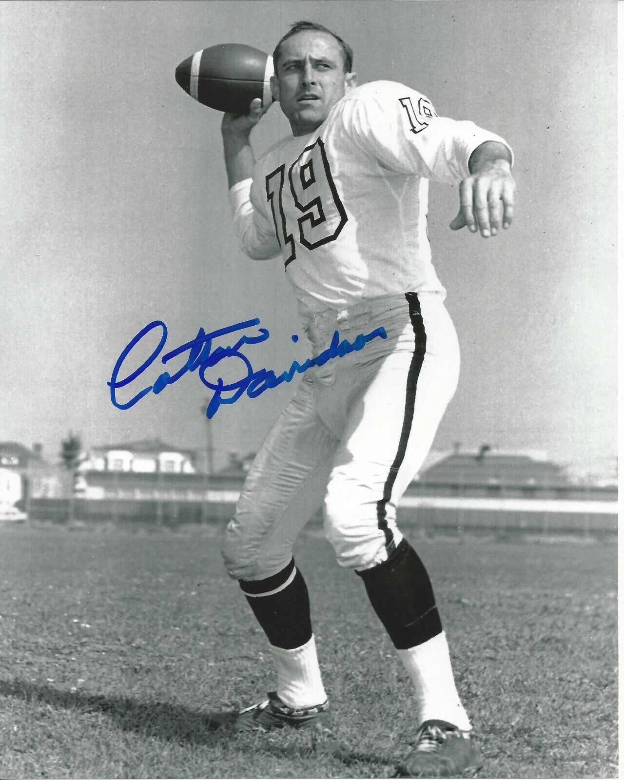 Cotton Davidson autographed 8x10 Oakland Raiders#3