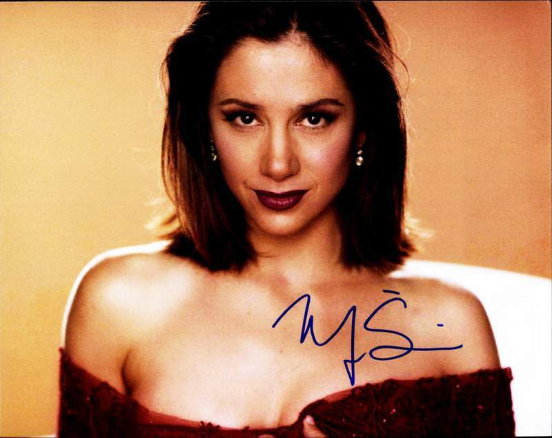 Mira Sorvino authentic signed celebrity 8x10 Photo Poster painting W/Cert Autographed A3