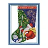 Santa Claus-16CT Stamped Cross Stitch Kit(27*37cm)
