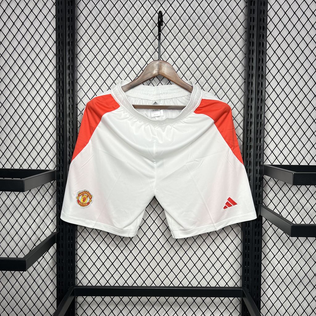 Manchester United 24-25 Home Shorts - Fans Version