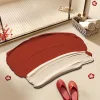 Simple bathroom mat, absorbent diatomaceous earth mat, easy to clean, quick-drying, non-slip mat