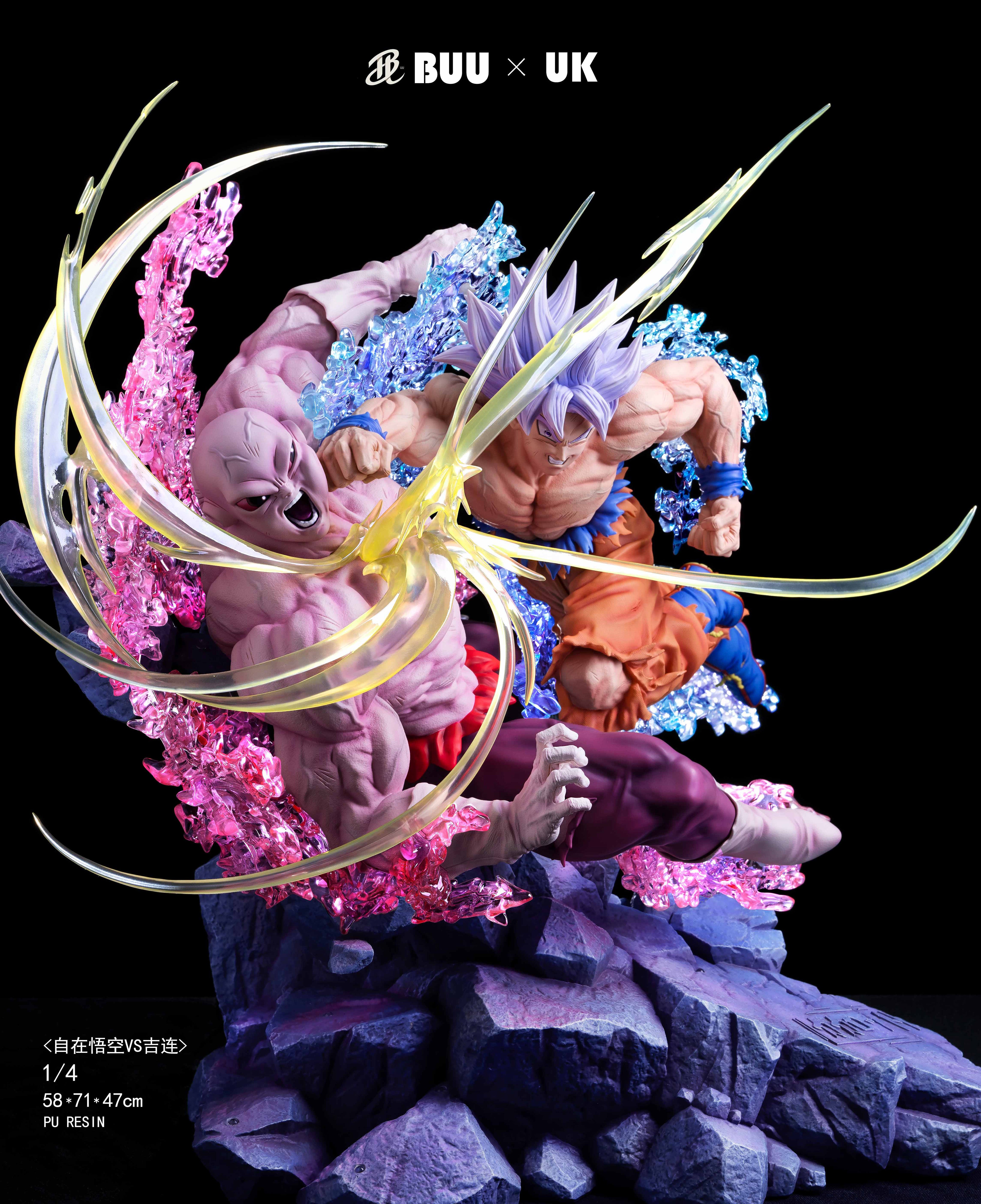 PRE-ORDER BUU x UK STUDIO – DRAGON BALL SUPER: ULTRA INSTINCT GOKU VS JIREN STATUE
