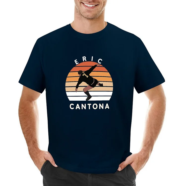 Eric Cantona Inspired Kung Fu Men's Soccer Culture Tee
