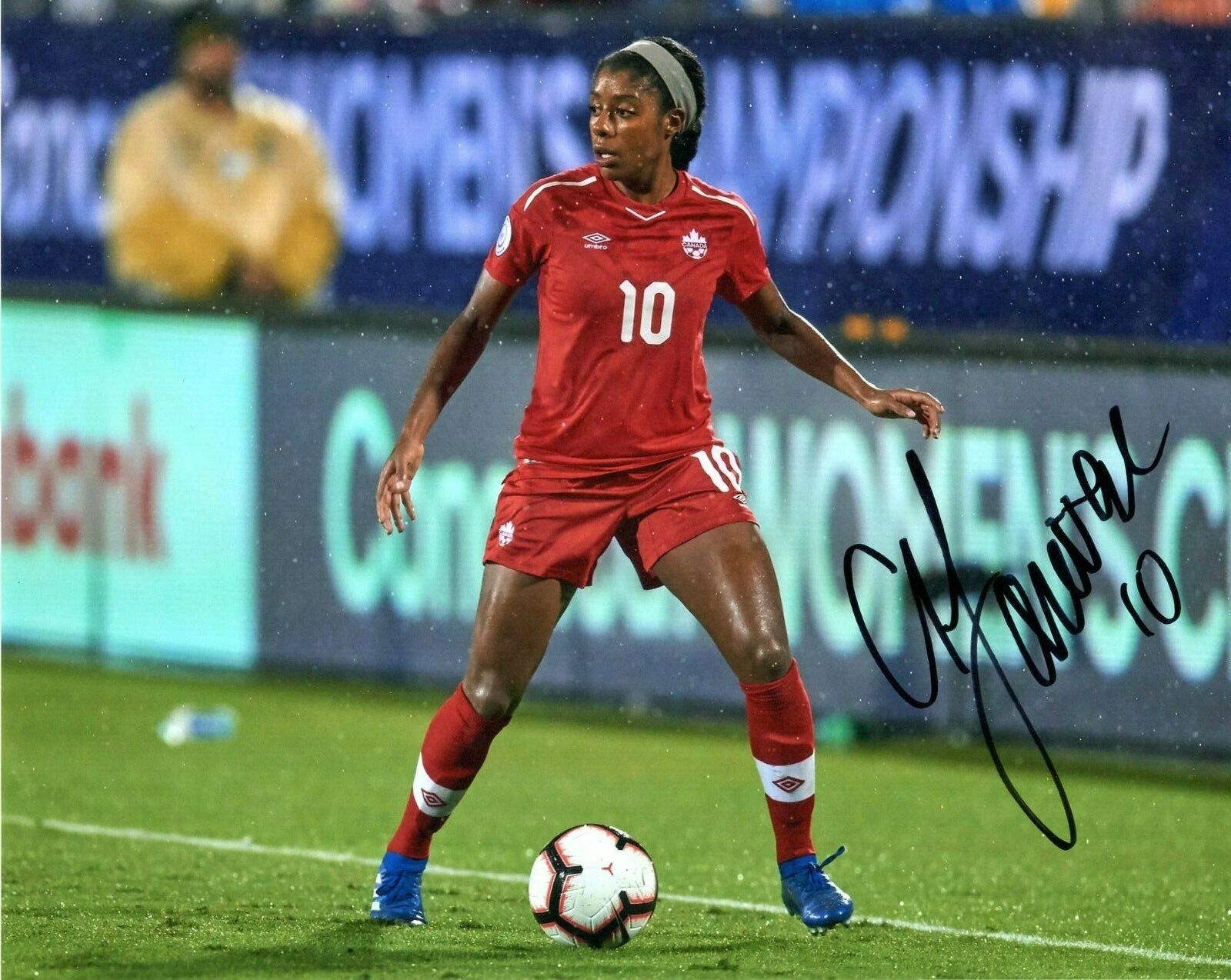 Team Canada World Cup Ashley Lawrence Autographed Signed 8x10 Photo Poster painting COA #3