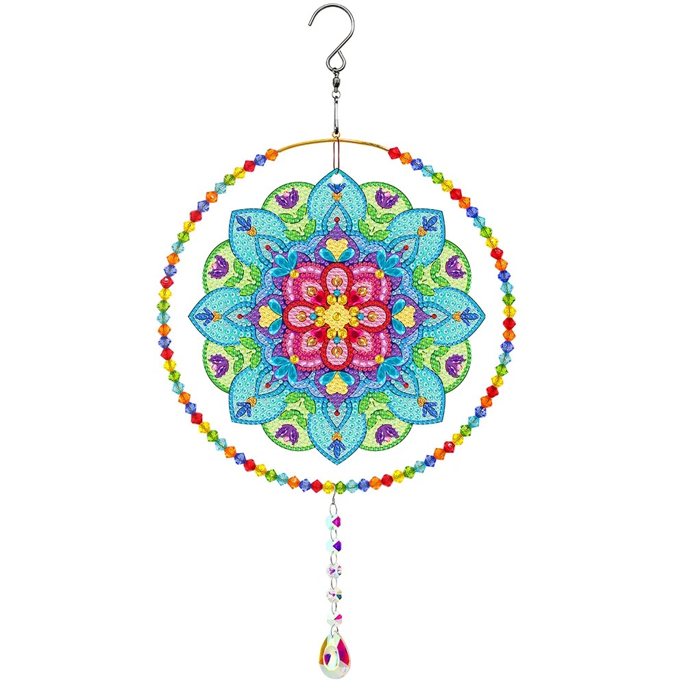 DIY Mandala Suncatcher Diamond Painting Hanging Pendant Crystal Painting Ornament