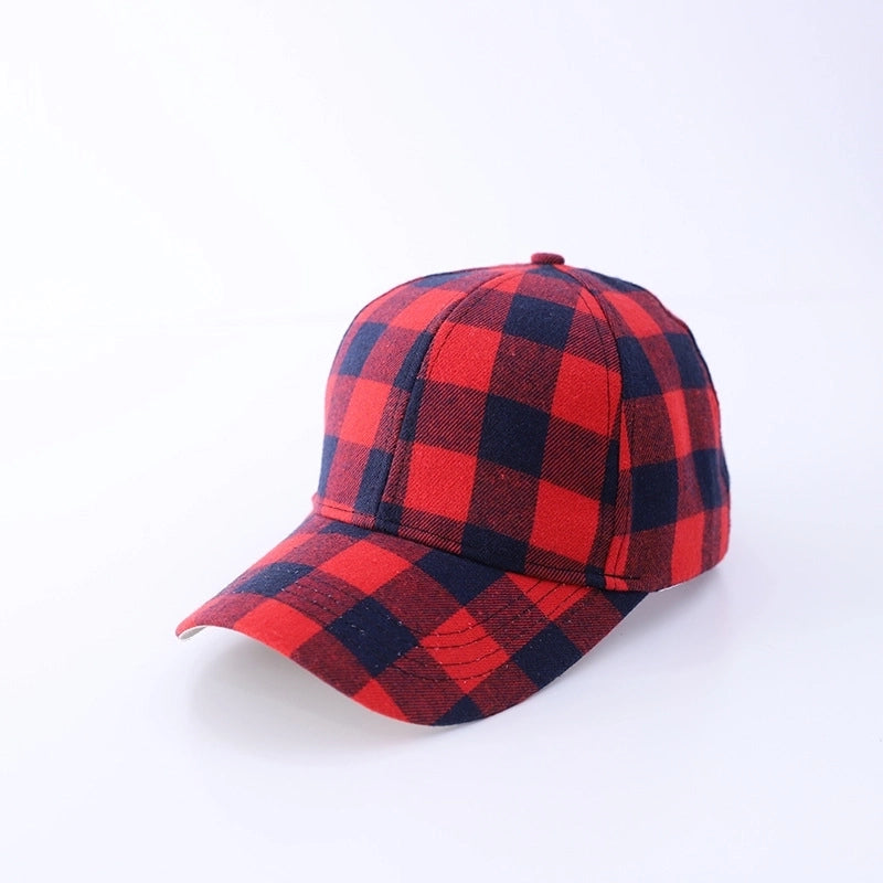 Unisex Casual Minimalist Stripe Lattice Flower Curved Eaves Baseball Cap