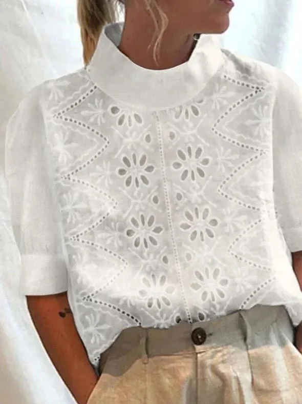 Elegant Half Turtleneck Pullover Top