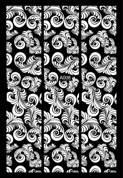 DIY White Flower Nail Stickers Decoration Manicure Foil 3D Nail Art Decorations Stickers Design Adhesive Lace Nail Decals Slider