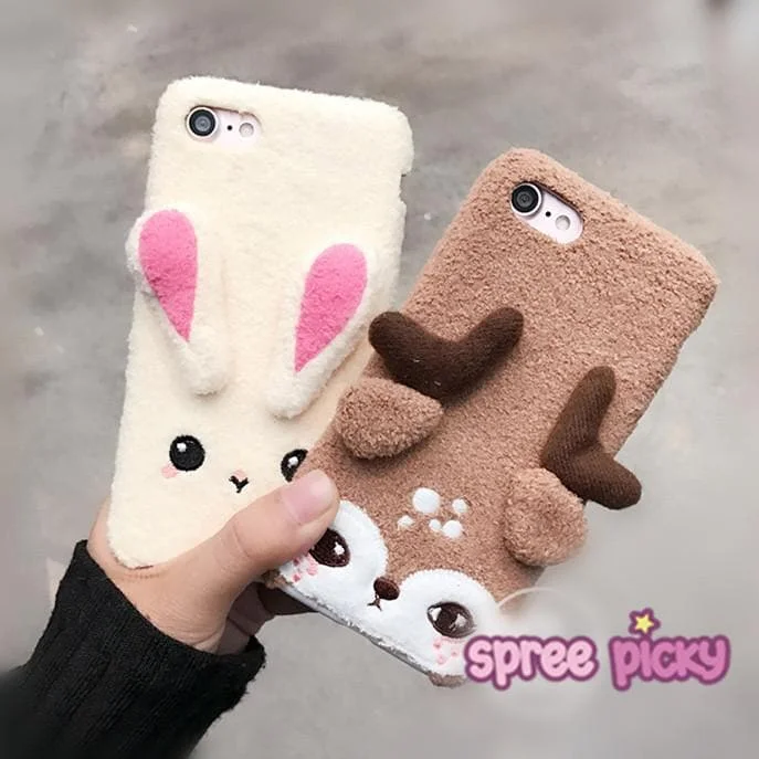 Lovely Animal Plush Phone Case SP165063