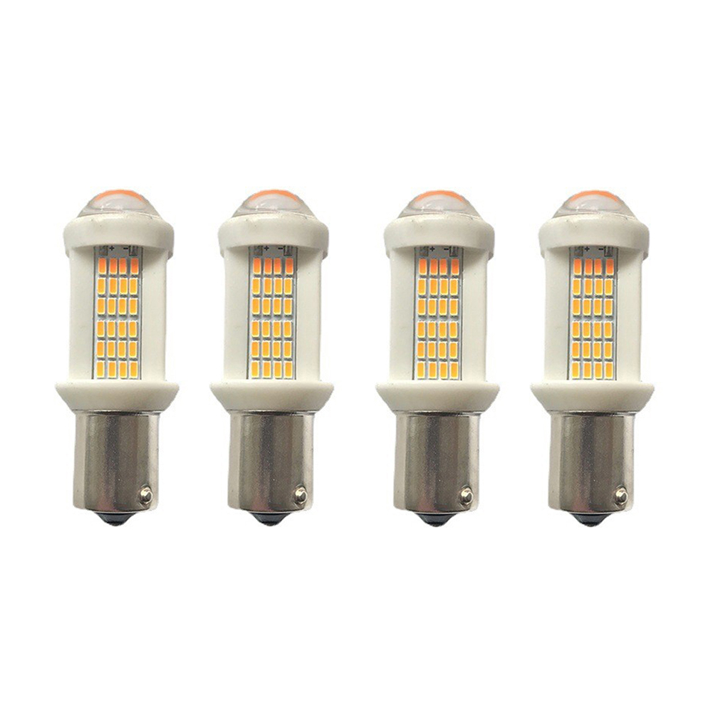 

2pcs 8W 126SMD LED Brake Reverse Lamp 1000LM Turn Signal Brake Lights Bulbs, 1157 bay15d, 501 Original