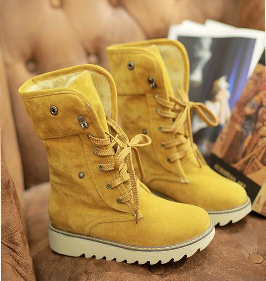 VCSHOES Flat Non-Slip Snow Boots