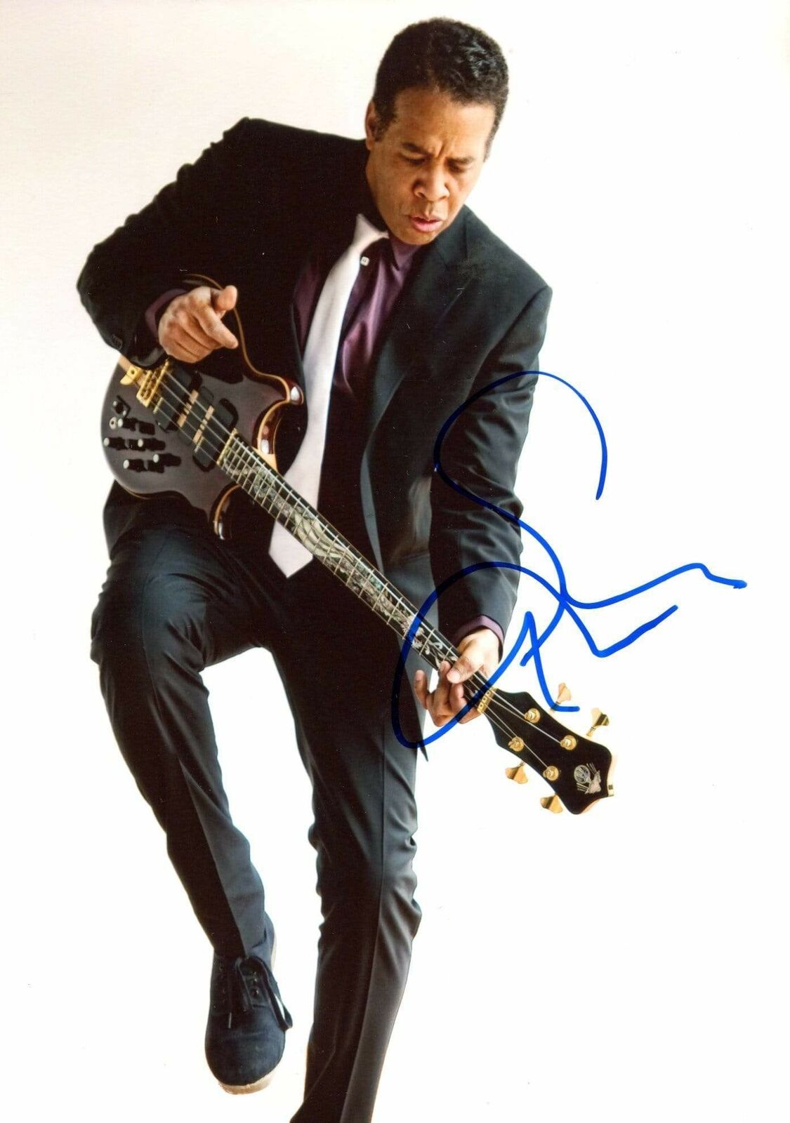 Stanley Clarke JAZZ autograph, In-Person signed Photo Poster painting