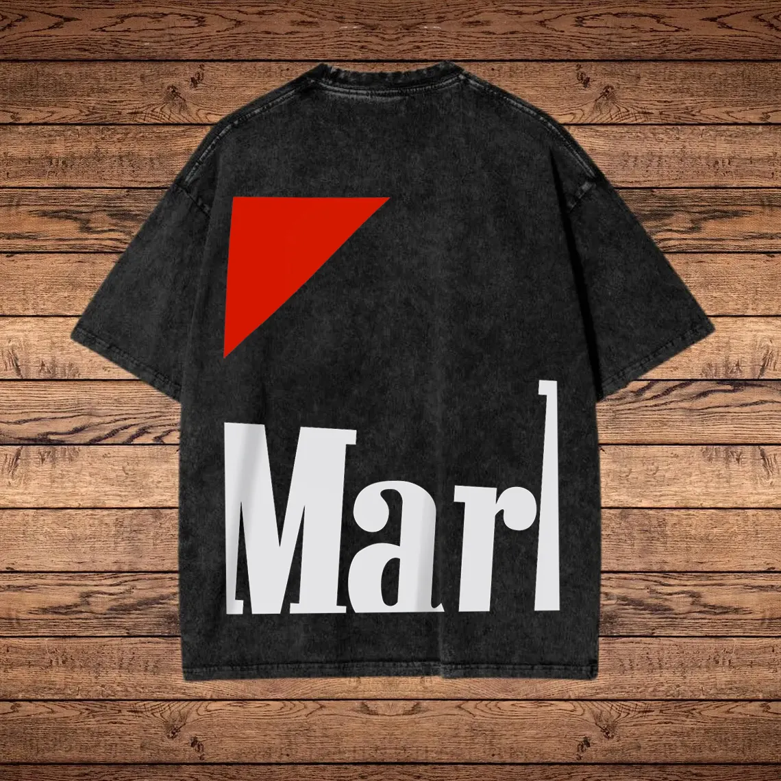 Vintage Graphic Print Washed T-shirt