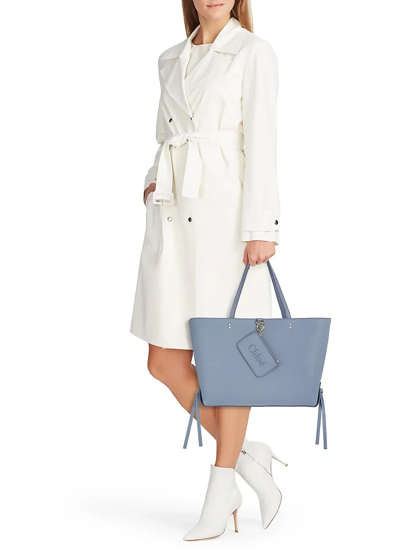 Chloé Medium Sense East West Tote Bag-Shady Colbat
