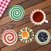 8Pcs Diamond Painting Wooden Candy Coaster Diamond Art Kit w/ Holder No-Slip Decor